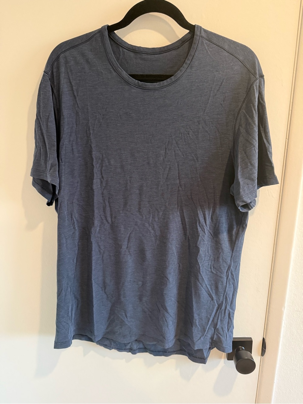 lululemon athletica Men's Short Sleeve Crew T-Shirt in Slate Blue